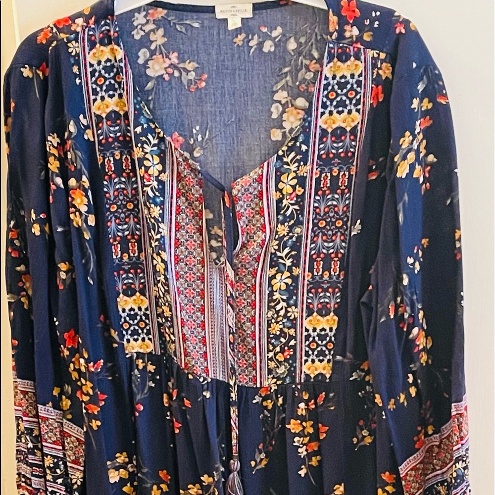 Boho dress, like Anthropologie.